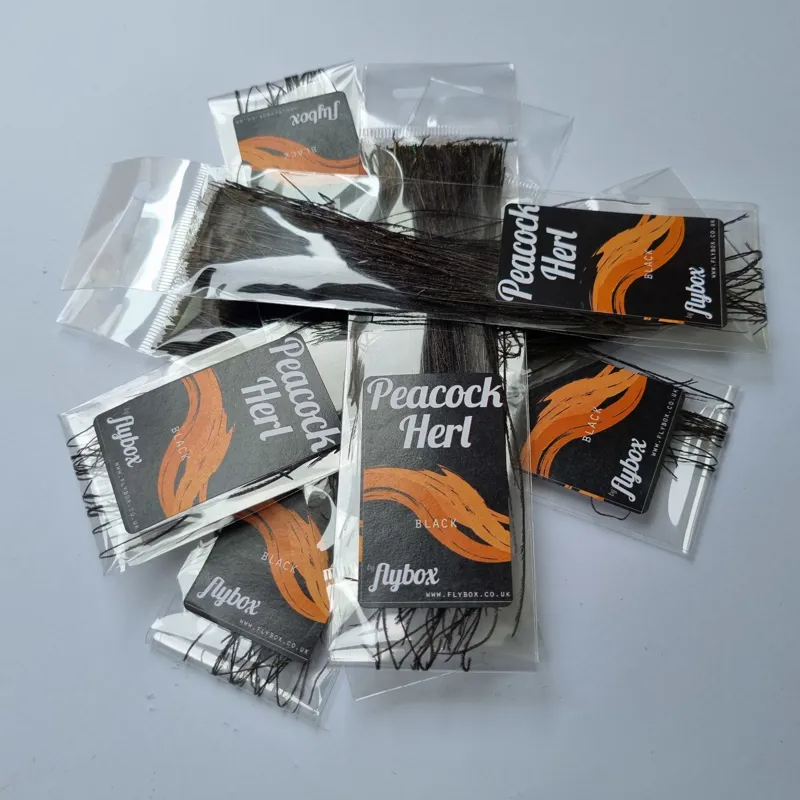 Flybox Peacock Herl Black-2